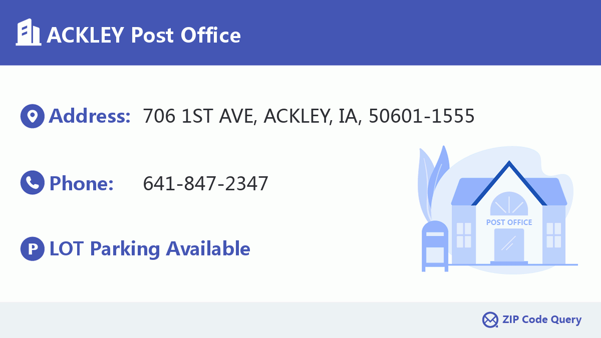 Post Office:ACKLEY