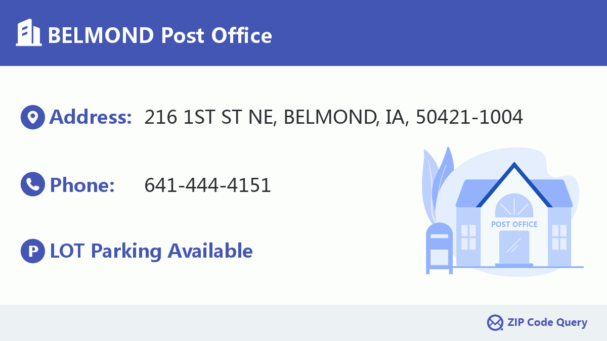 Post Office:BELMOND