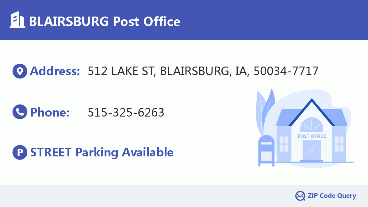 Post Office:BLAIRSBURG