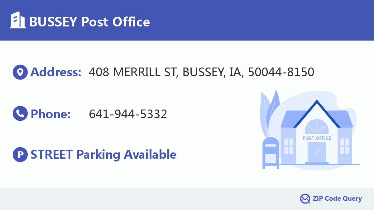 Post Office:BUSSEY