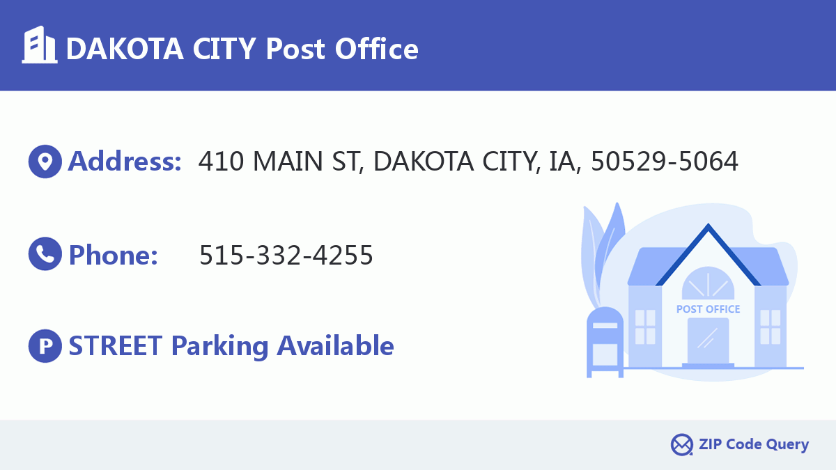 Post Office:DAKOTA CITY