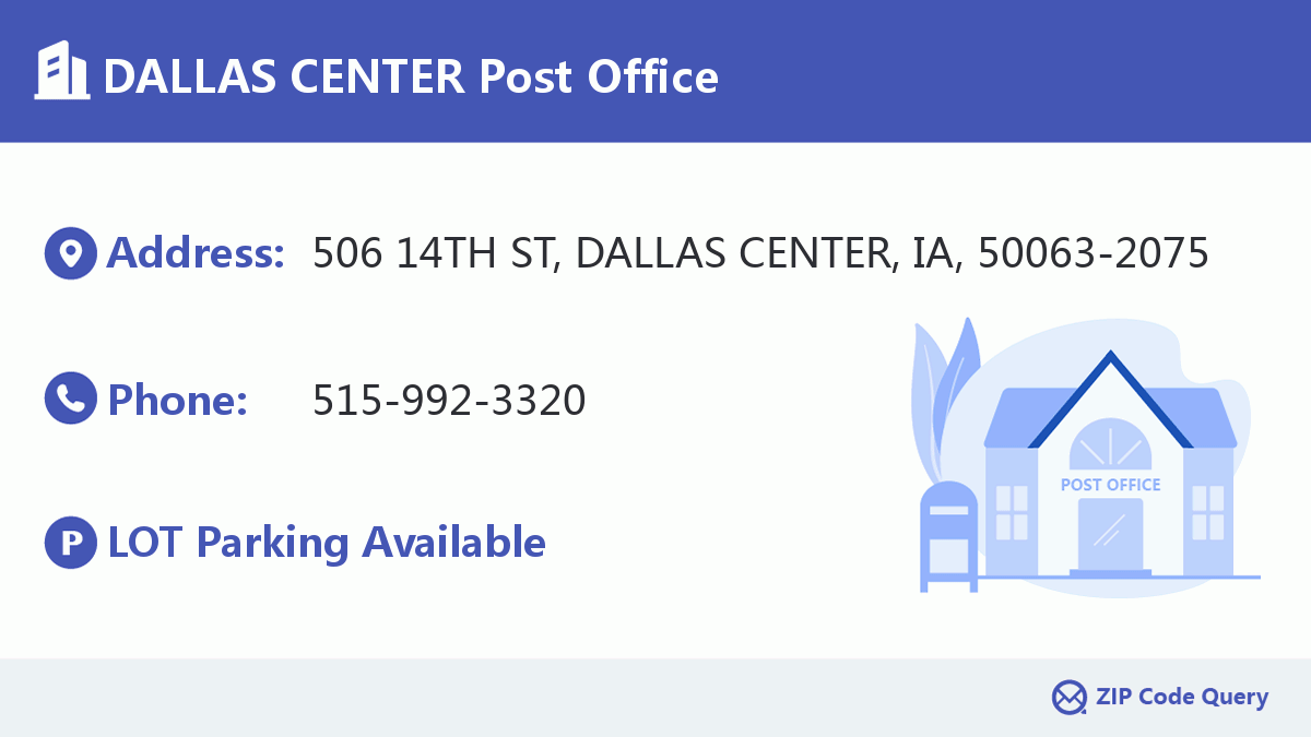 Post Office:DALLAS CENTER