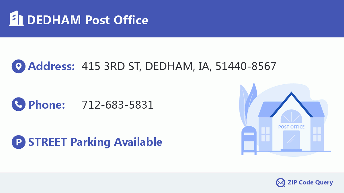 Post Office:DEDHAM