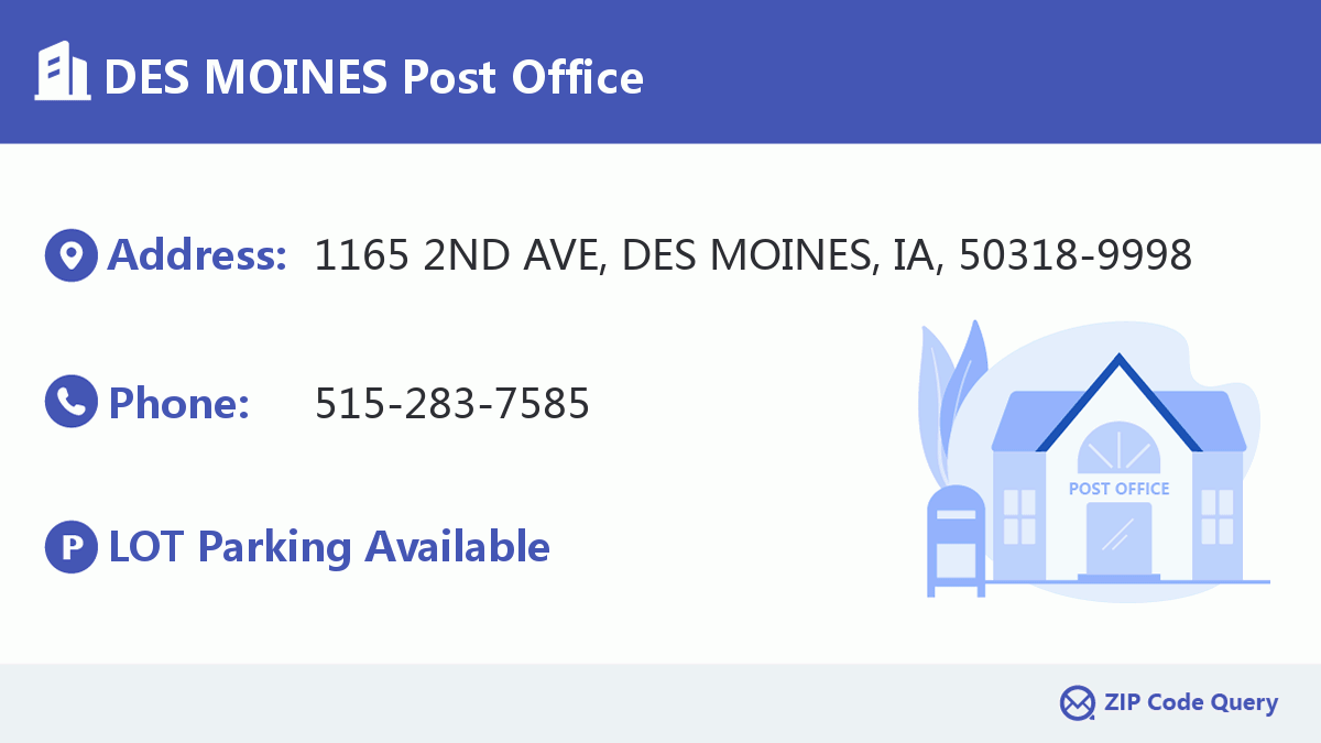 Post Office:DES MOINES