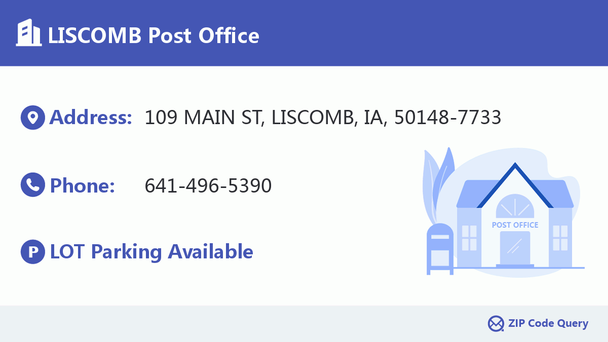 Post Office:LISCOMB