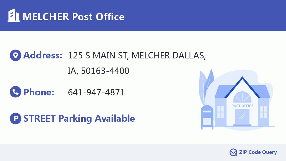 Post Office:MELCHER
