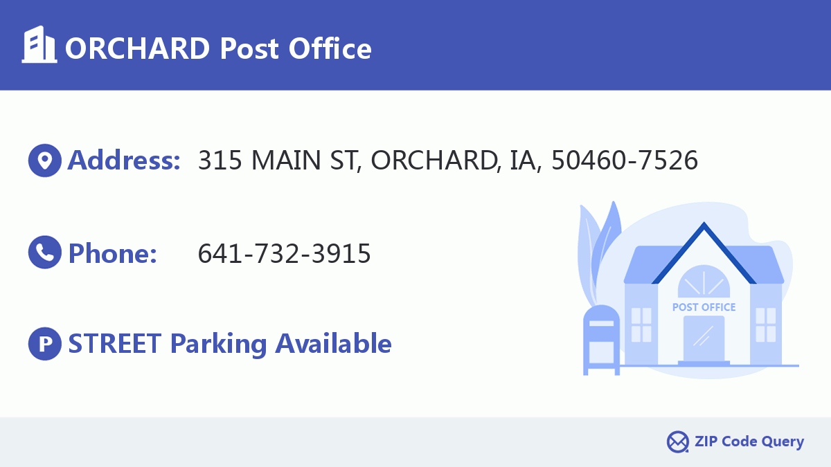 Post Office:ORCHARD