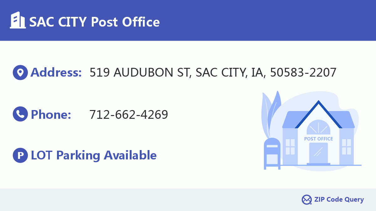 Post Office:SAC CITY