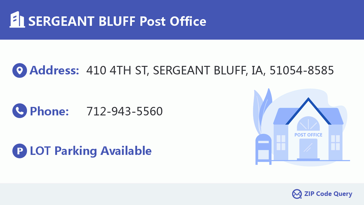 Post Office:SERGEANT BLUFF