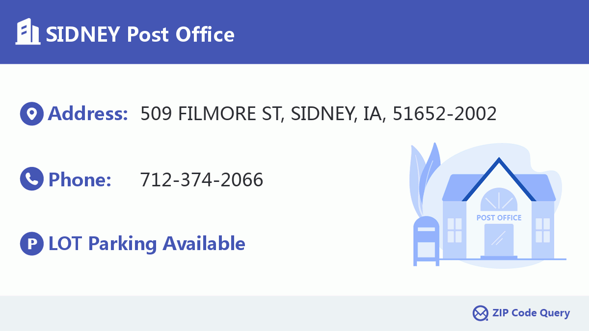 Post Office:SIDNEY