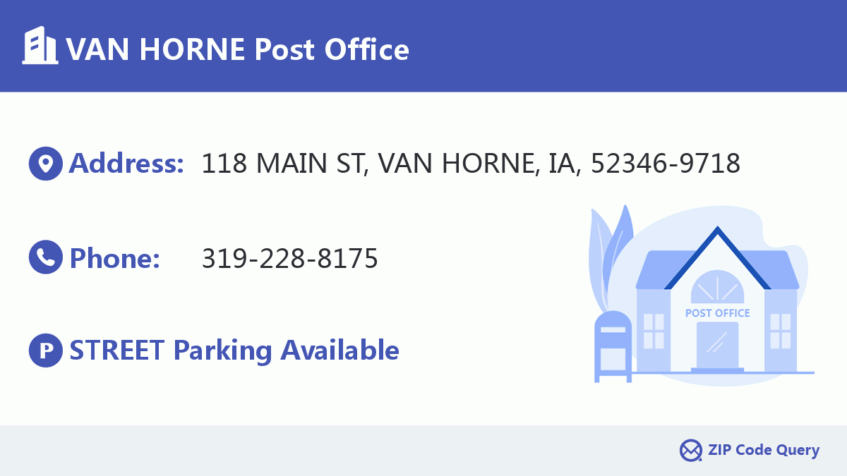 Post Office:VAN HORNE