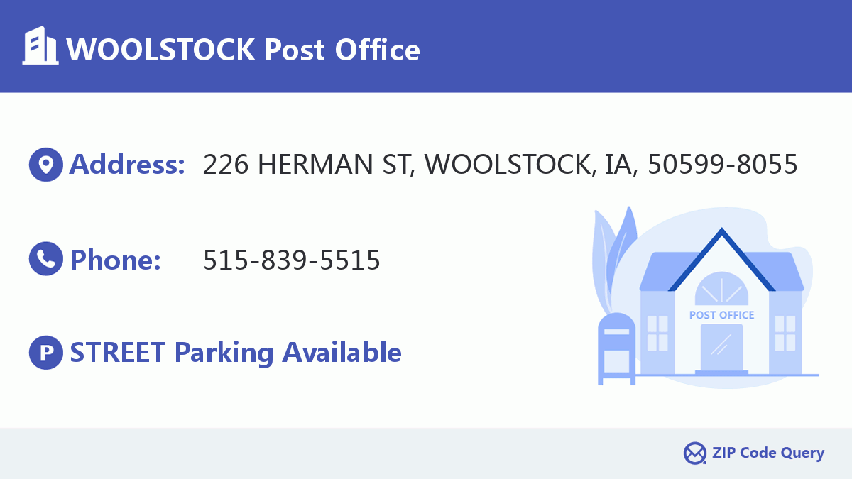 Post Office:WOOLSTOCK